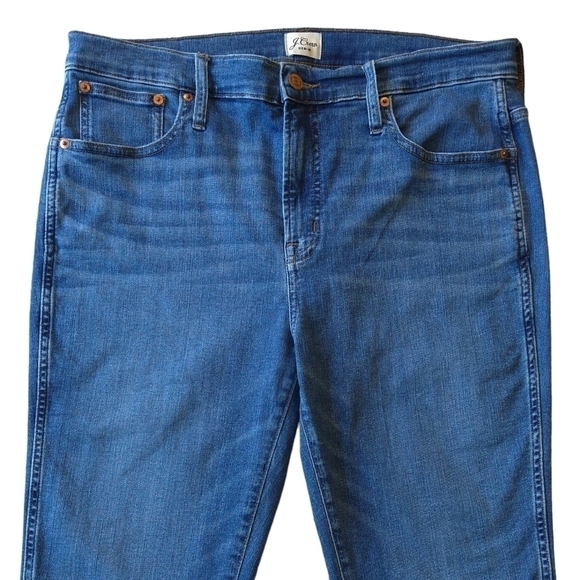 J. Crew Vintage Straight Jeans High Rise Medium Wash Classic AN022 PETITE - Picture 4 of 10